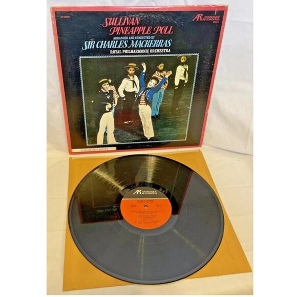 Sir Arthur Sullivan Pineapple Poll (Vinyl, 1980) Arabesque Recordings 8016 VG+ - Picture 2 of 10
